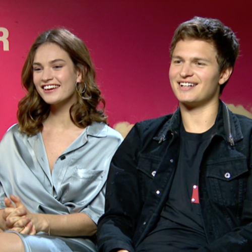 Ansel Elgort Lily James Baby Driver
